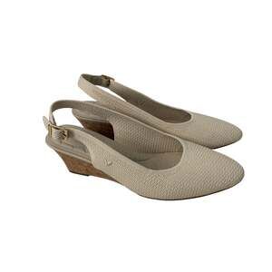 Vivaia Tamia Slingback Wedge Pro Shoes Women’s Size 8.5 US Almond 39.5